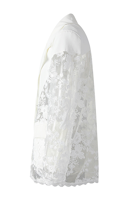 'Christi Snow' Lace Blazer