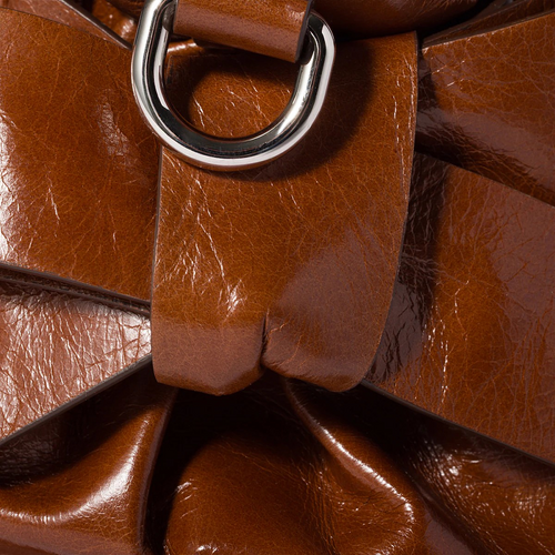 Miu Miu Leather Handbag – Cognac
