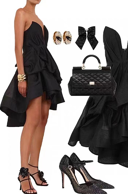 'Zuleika' Luxe Dress