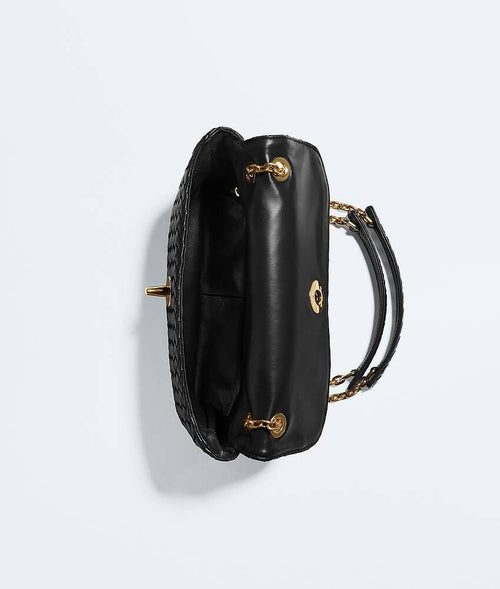 Bottega Veneta Small Andiamo Chain Bag – Black
