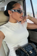 Chanel Oval Sunglasses