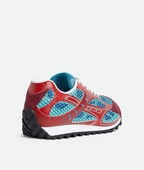 Bottega Veneta Orbit Sneaker – Scarlet Aqua