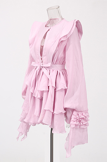 'Kali' Ruffled Mini Dress