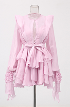 'Kali' Ruffled Mini Dress