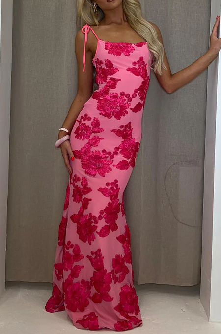 elysia maxi dress 'Elysia' Maxi Dress Pink / XL