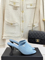 Coco Chanel Mini Heel Sandals