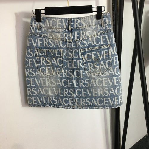 Versace Denim Skirt
