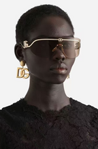 Dolce & Gabbana Shield Visionaries – Iconic Monogram Sunglasses