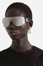 Dolce & Gabbana Shield Visionaries – Iconic Monogram Sunglasses