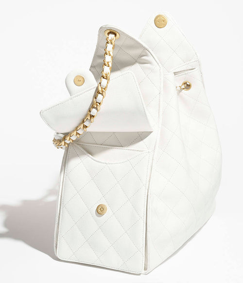 CHANEL 25 BAG – WHITE