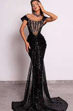 'Ju' Tore Majesty' Luxury Couture Evening Gown