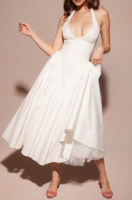 'Lilith Winter' Halter Dress