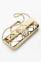 Chanel – 24K Quilted Gold Mini Handbag