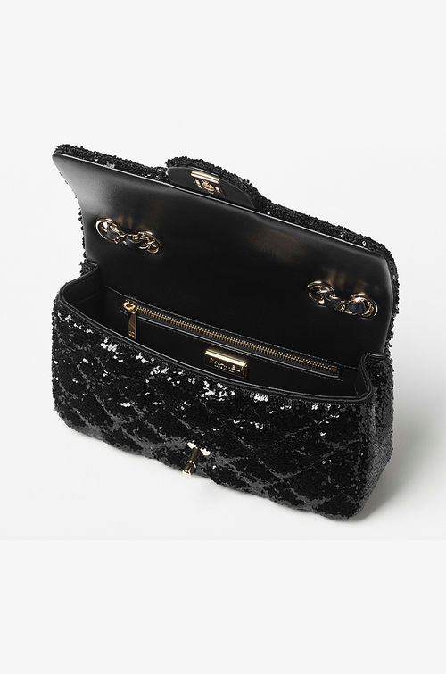 Chanel – Noir Éclat Sequin Classic Flap Bag