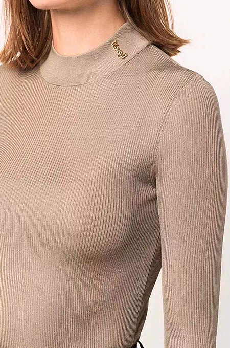 “Saint Laurent Iconique Ribbed Knit Lounge Set”