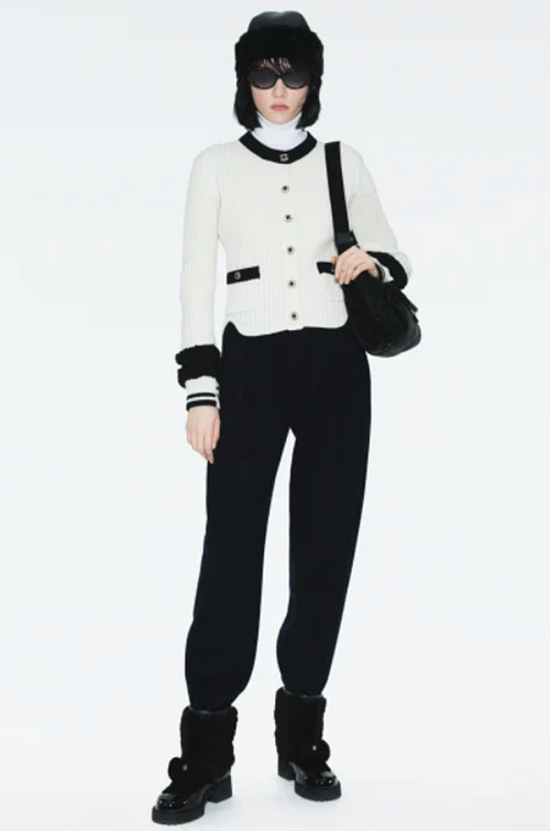 Chanel Shearling Camellia Ankle Boots