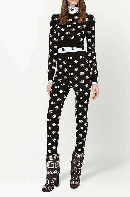 “Dolce & Gabbana Iconograph Knit Lounge Set”
