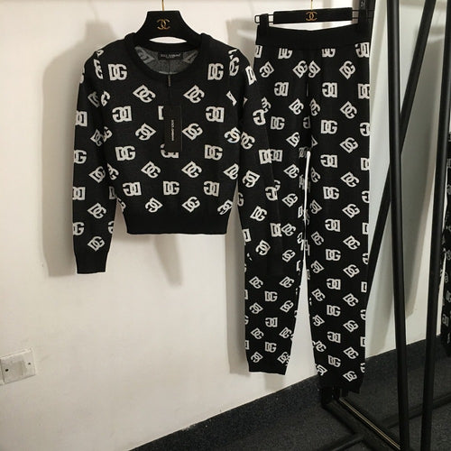 “Dolce & Gabbana Iconograph Knit Lounge Set”