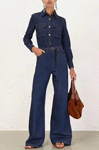 Zimmermann “Sable Dusk” Denim Utility Set