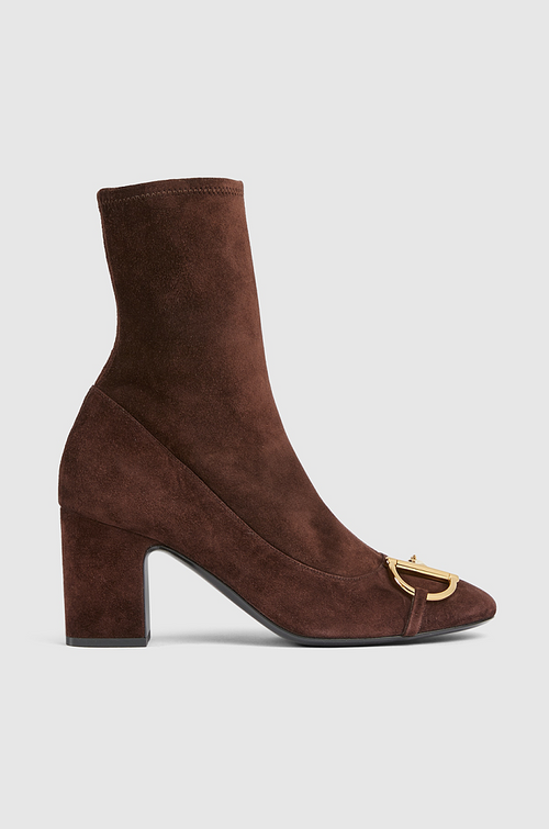 Gucci “Vittoria Suede Horsebit” Ankle Boots – Sizes 36–42 (Chocolate Brown)