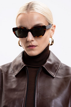 Saint Laurent “Rive Droite” Sculpted Cat-Eye Sunglasses – Multiple Colorways