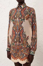 “Sole d’Ornamento” Baroque Paisley Skirt Set