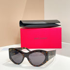 Saint Laurent “Soleil Muse” Curved Cat-Eye Sunglasses – Luxe Edition