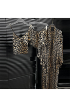 “Nocturne Sauvage” Leopard Cami & Robe Lounge Set