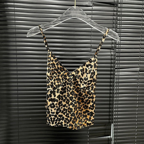 “Nocturne Sauvage” Leopard Cami & Robe Lounge Set
