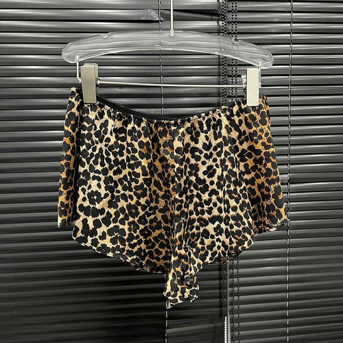 “Nocturne Sauvage” Leopard Cami & Robe Lounge Set