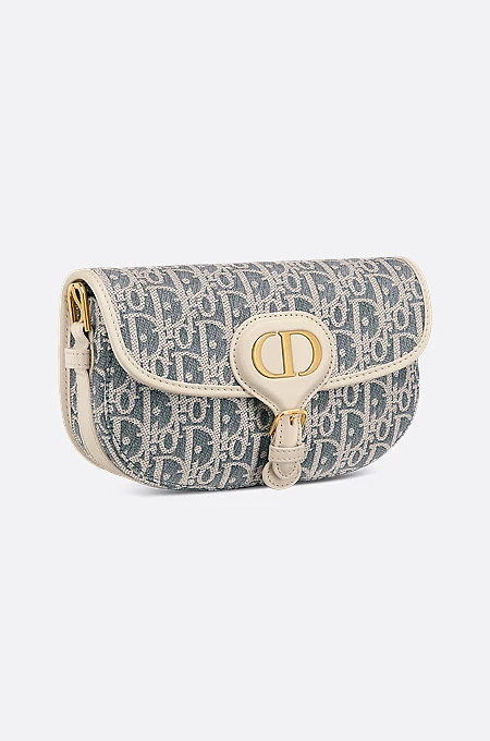 Dior Bobby East-West Bag in Blue Dior Oblique Jacquard