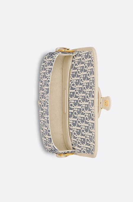 Dior Bobby East-West Bag in Blue Dior Oblique Jacquard