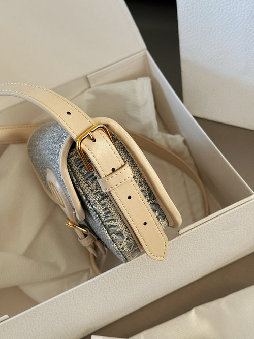 Dior Bobby East-West Bag in Blue Dior Oblique Jacquard