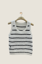 Dior Marinière Metallic Knit Tank