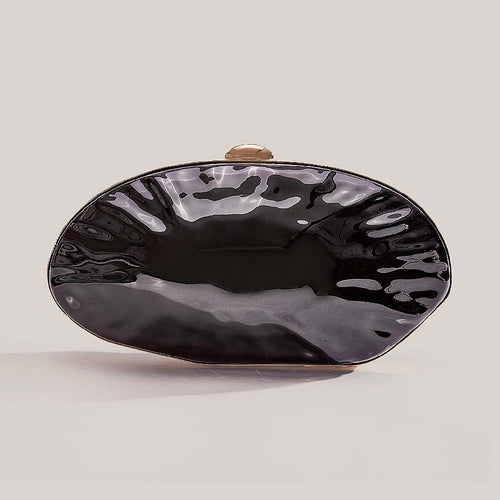 “Onda Luxe” Molten Mirror Clutch