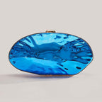 “Onda Luxe” Molten Mirror Clutch