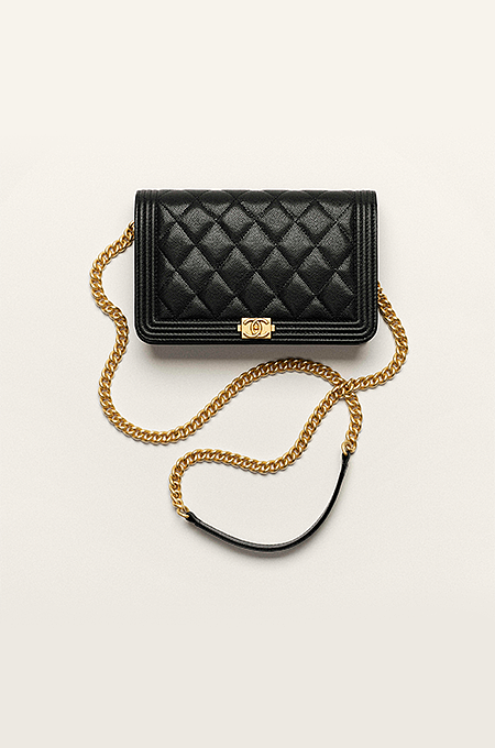 “Boy de Minuit” Medium Quilted Lambskin Shoulder Bag Inspired by the Iconic CHANEL Boy Bag