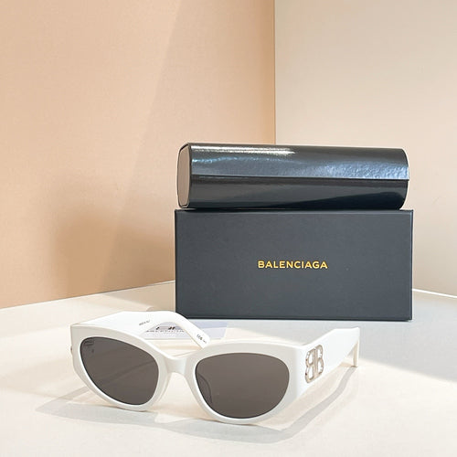 Balenciaga “BB Statement” Luxe Shield Sunglasses