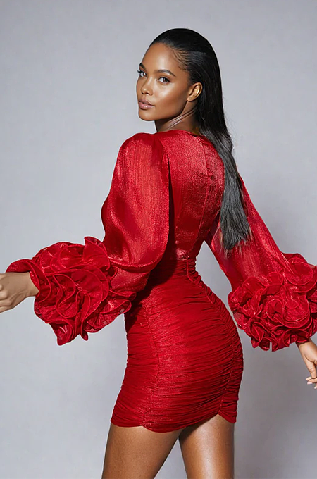 'Velourix' Lux Dress