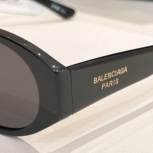 Balenciaga “Nuvogue” Cat-Eye Oval Sunglasses