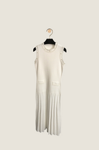 Sandro Paris Pearl Éclat Pleated Midi Dress