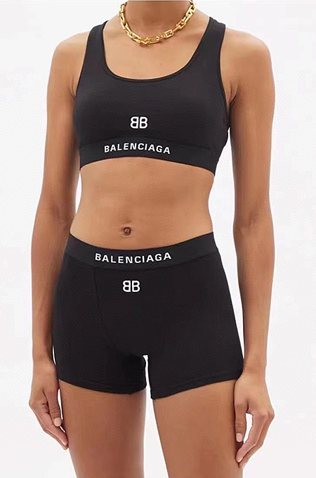 “BB Monochrome” Balenciaga Logo Sport Set