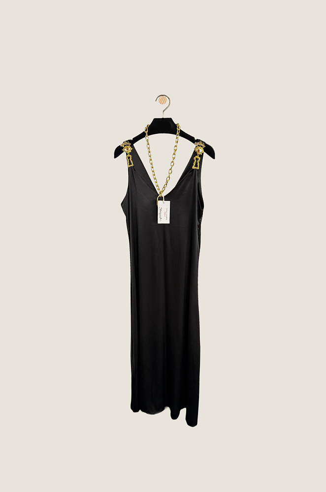 Versace Medusa Chain Slip Dress – LUXE LIVING FASHIONS