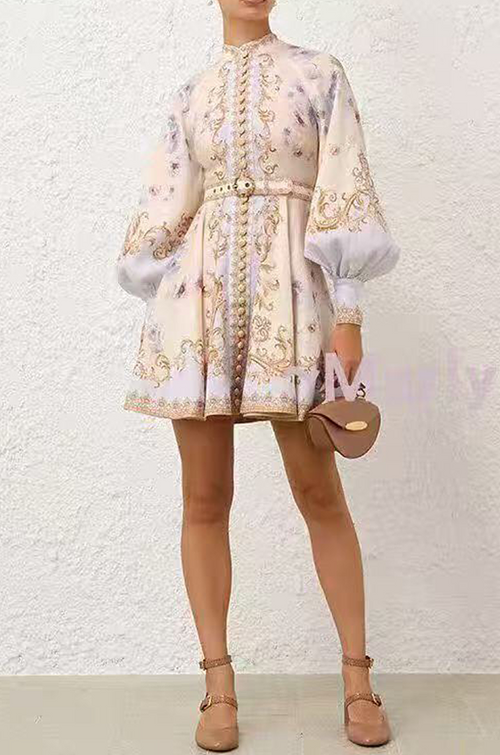 Zimmermann Belle d’Or Baroque Mini Dress