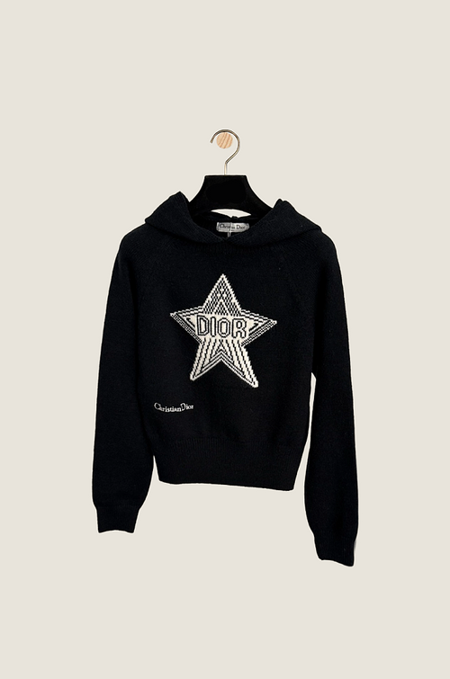 Christian Dior Étoile d’Or Knit Hoodie