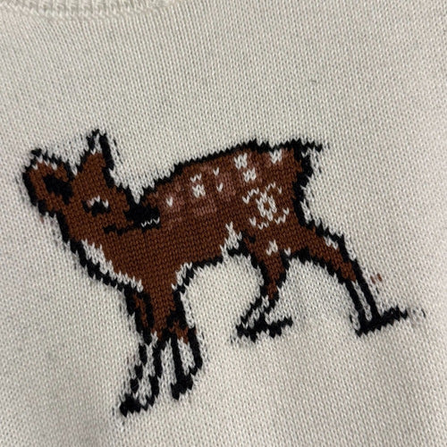 Chanel Reindeer Intarsia Knit Sweater