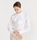 Dior Cascading Ruffle Silk Blouse