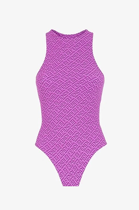 “Fendace Femme” Sculpted Monogram Swimsuit
