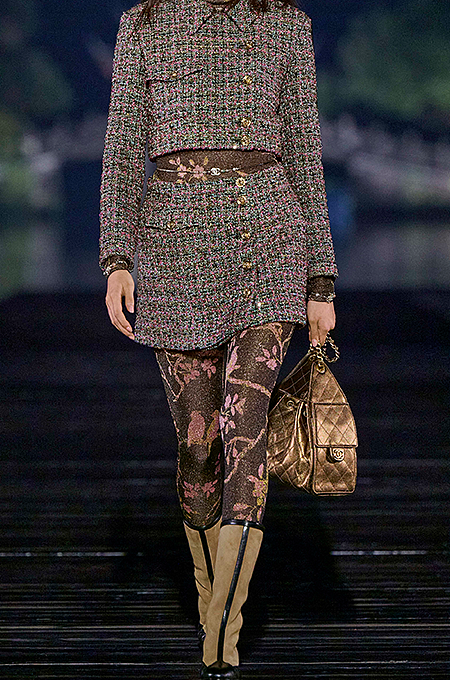 Chanel 25 “Gilded Quilts” Drawstring Bag in Metallic Gold