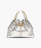 Chanel 25 “Argent Matelassé” Metallic Calfskin Drawstring Bag